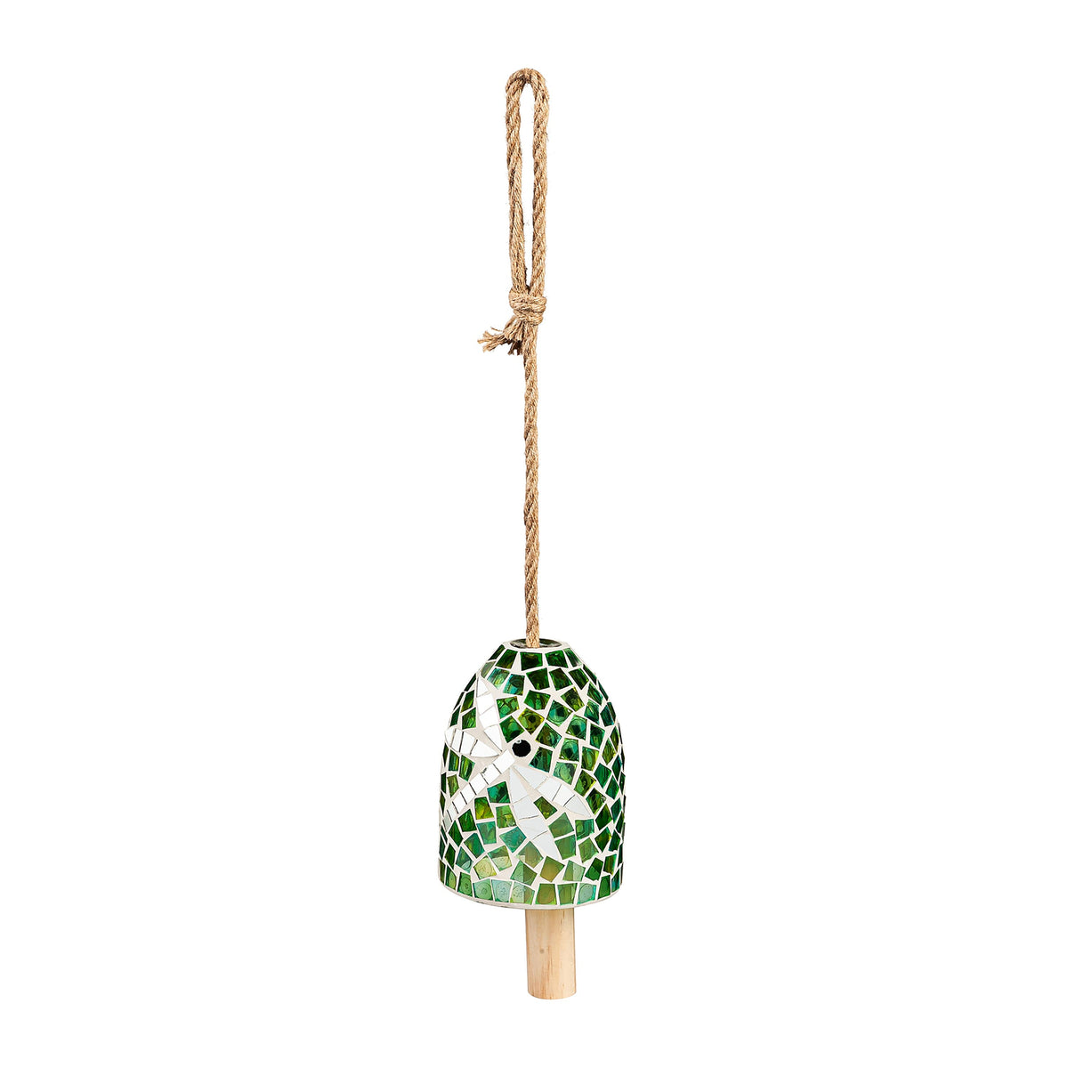 Green Dragonfly Mosaic Bell Chime