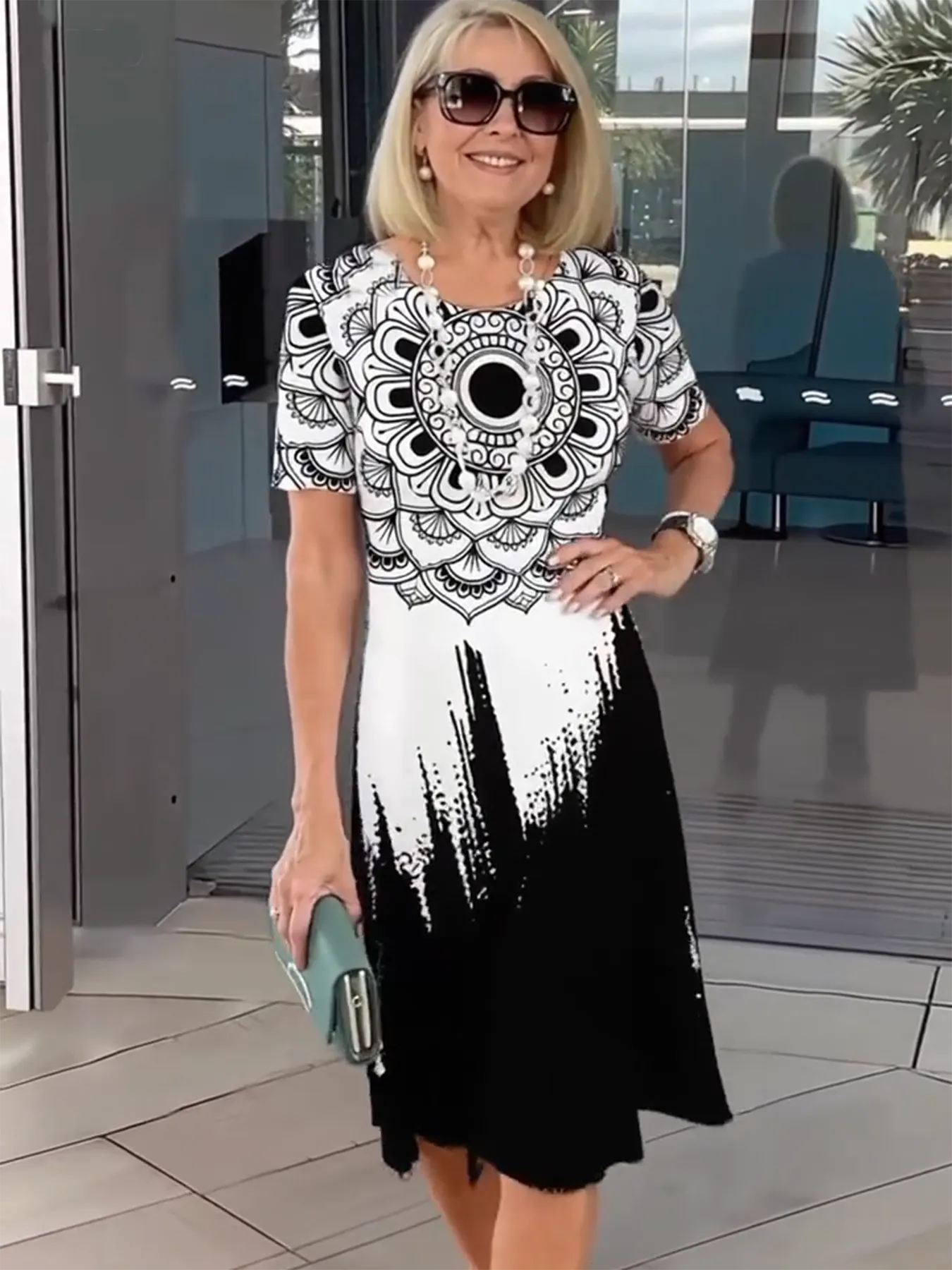 3D Printed Loose Medium Dress
