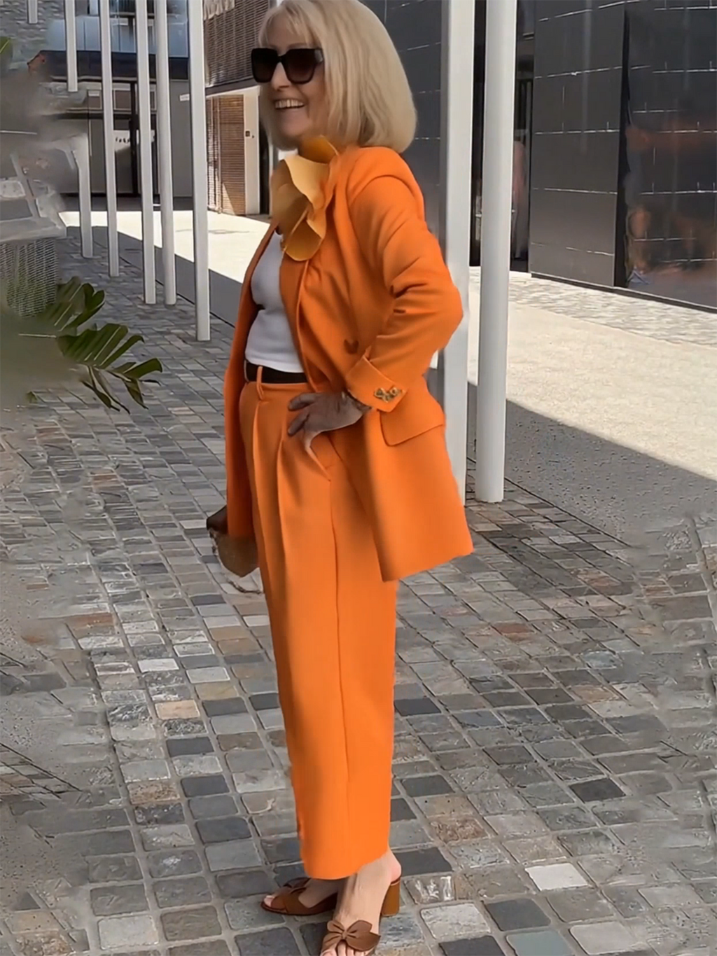 2Pcs Elegant Suit Pants Two-Piece Suit Jacket