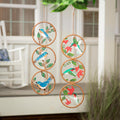 Pollinator Garden Décor, Rustic Friends Hand Painted Outdoor Hanging Decor