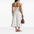 👗 Abito midi in lino bianco con spalline sottili