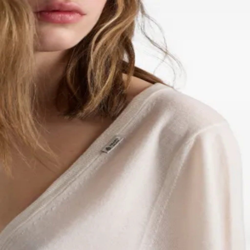 Cardigan Prada in lana bianco crema