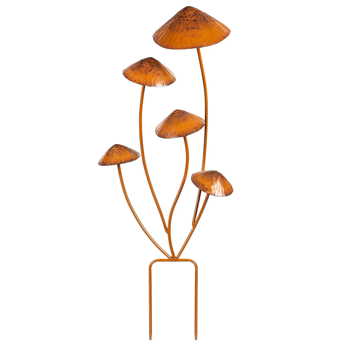 Metal Mushroom Garden Stake