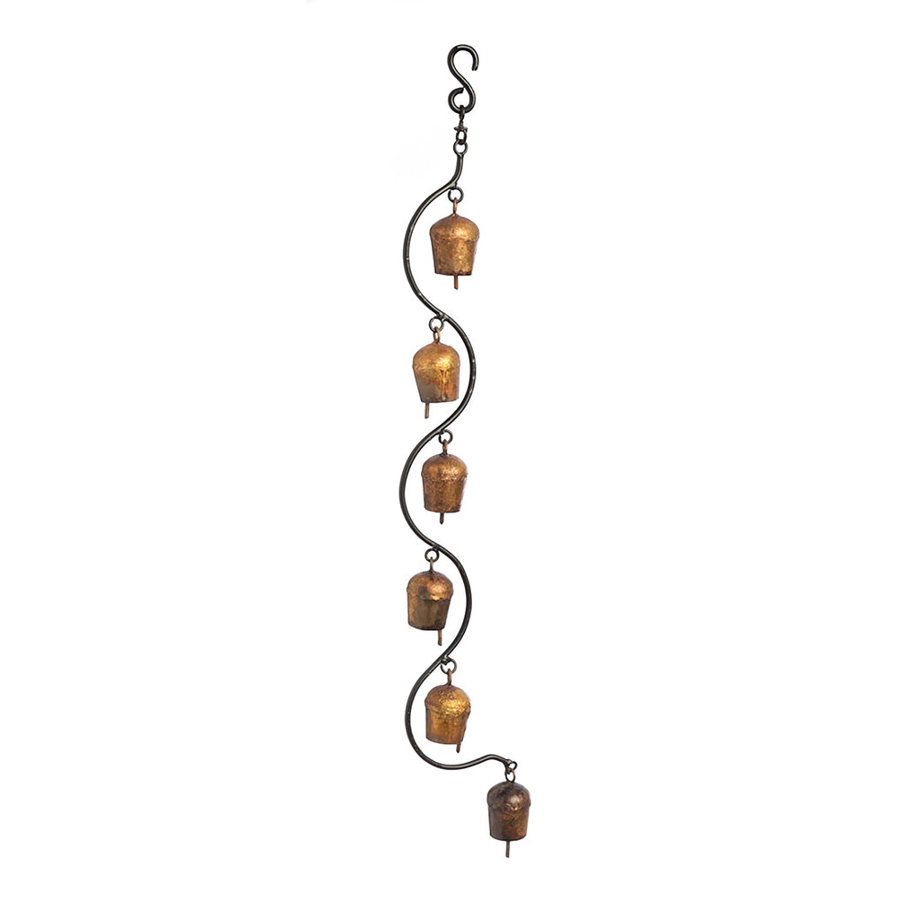 6 Bell Metal Hanging Garland