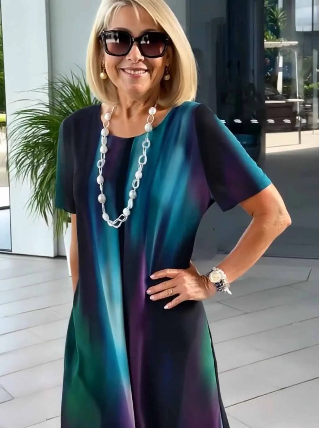 3D Printed Loose Medium Dress