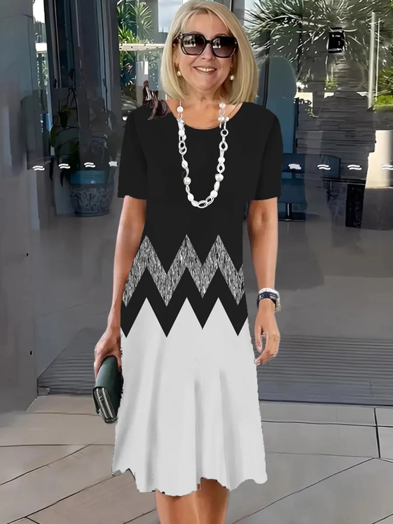 3D Printed Loose Medium Dress