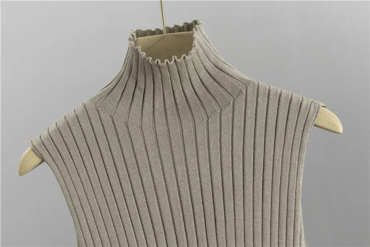 3Pcs Thick Lazy Temperament Knitted Suit Sleeveless Vest Sweater Cardigan Pants Three-piece Set