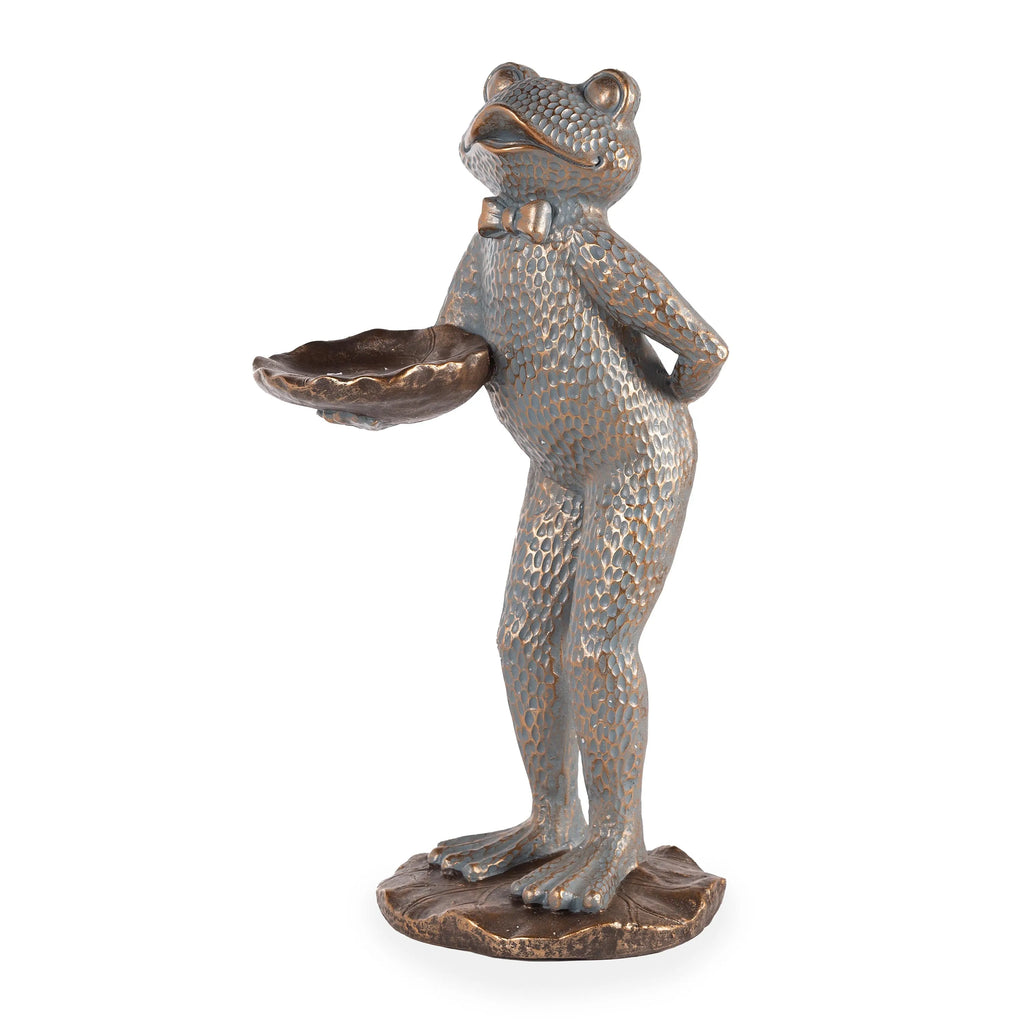 Butler Frog Statue
