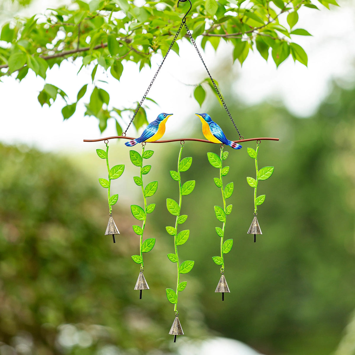 Bird on Branch Wind Chime
