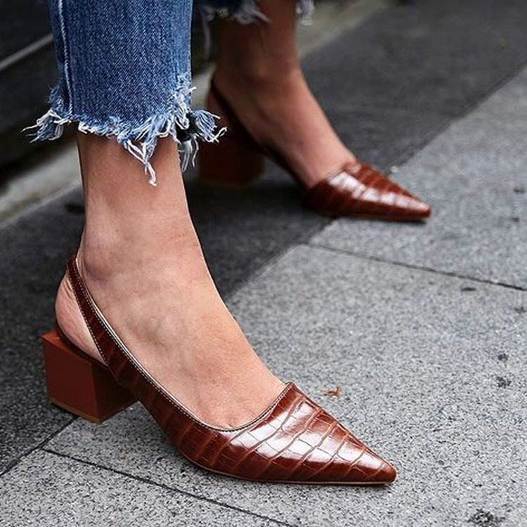 Sandals Sexy Temperament Chunky Heel High Heel
