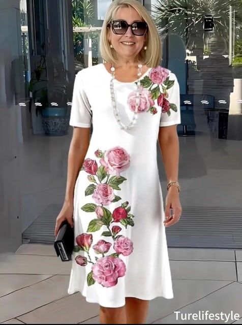 3D Printed Loose Medium Dress