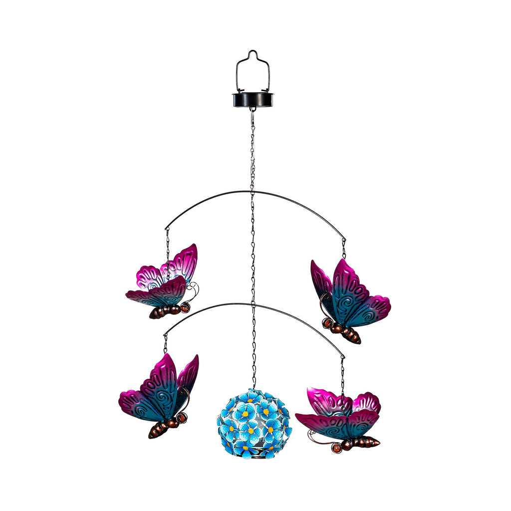 Butterfly Solar Hanging Mobile