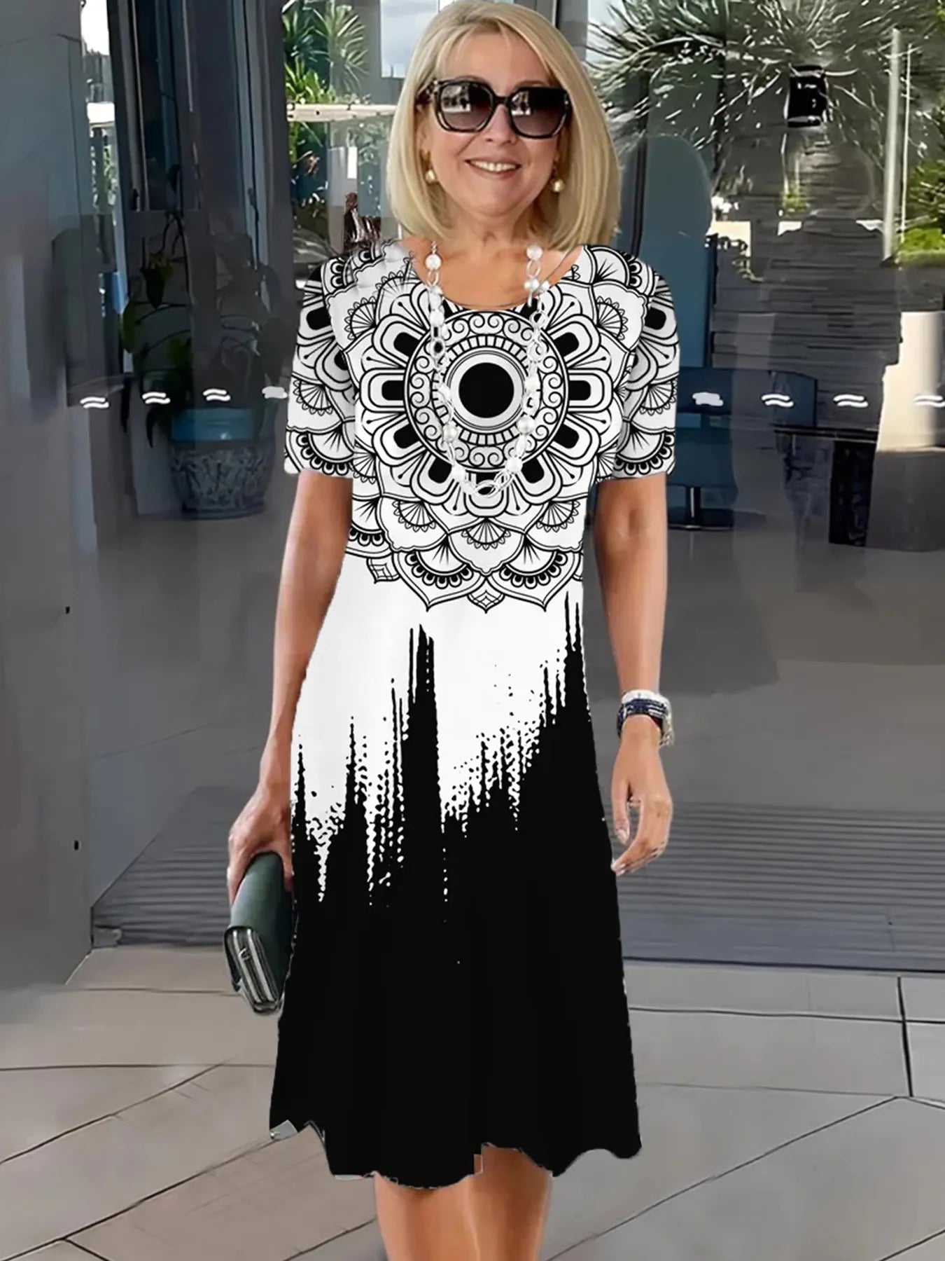 3D Printed Loose Medium Dress