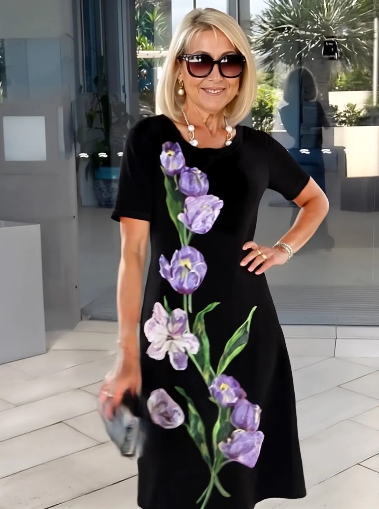 3D Printed Loose Medium Dress