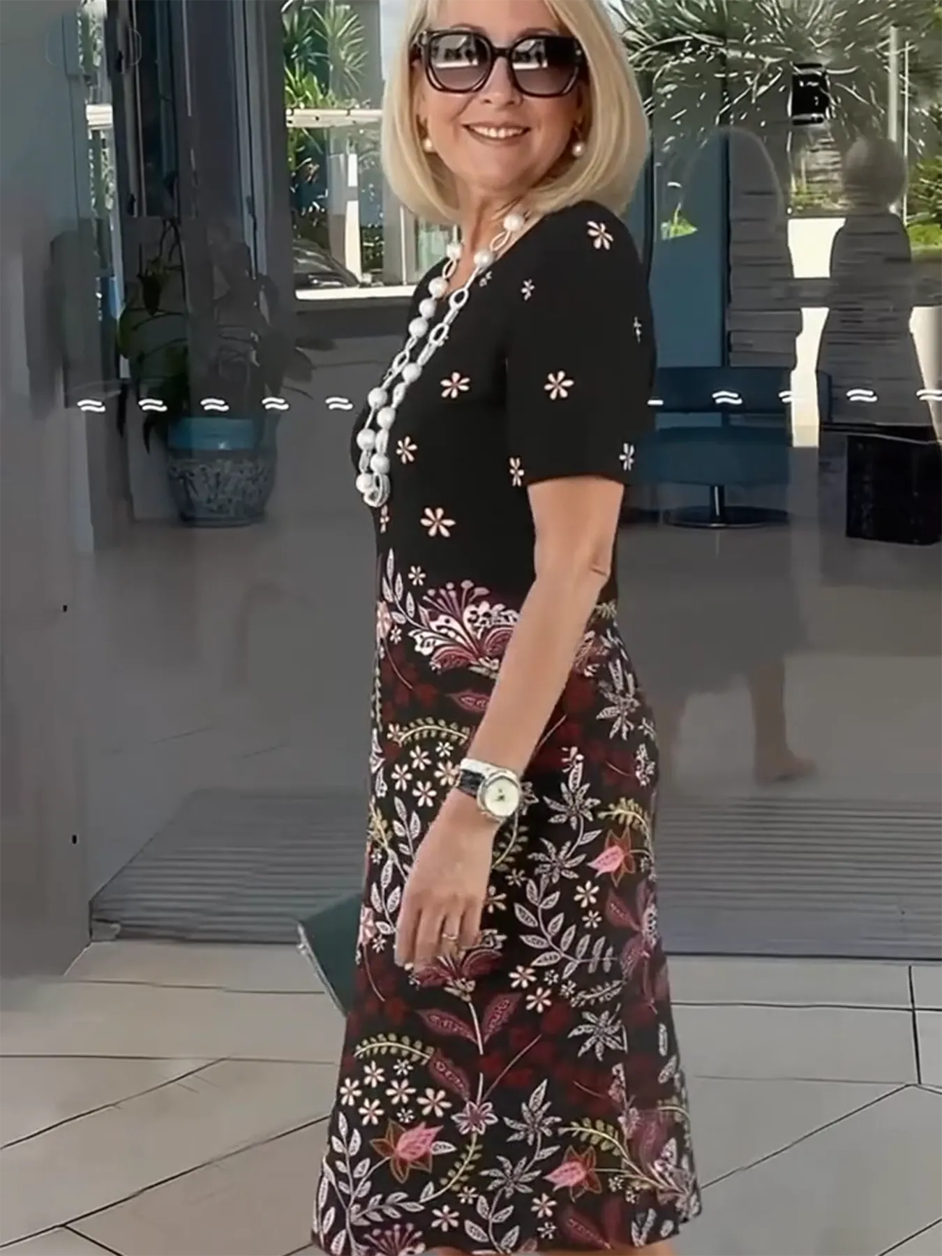 3D Printed Loose Medium Dress