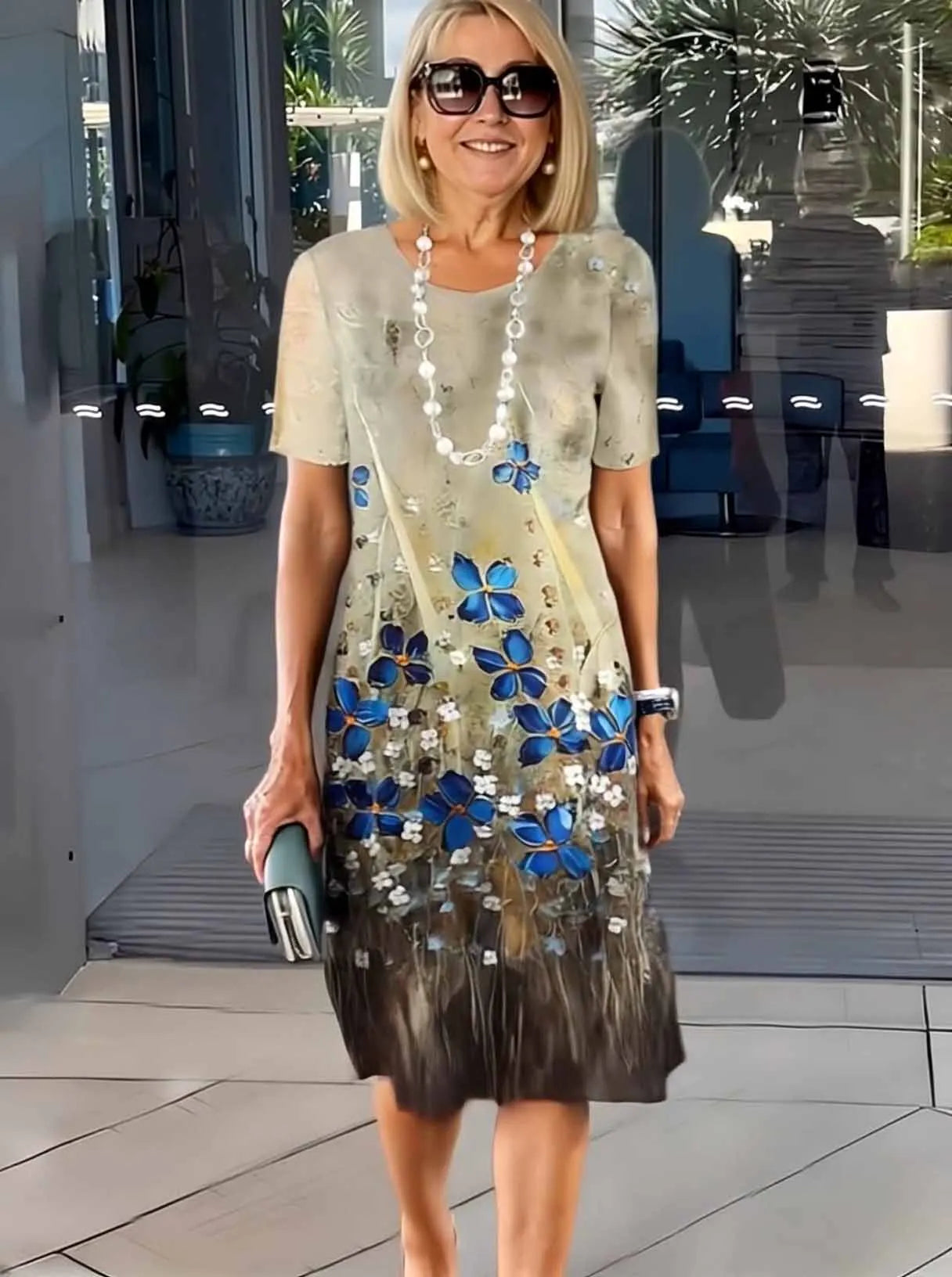 3D Printed Loose Medium Dress