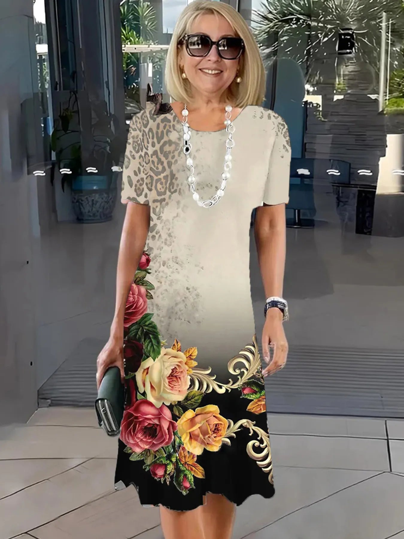 3D Printed Loose Medium Dress