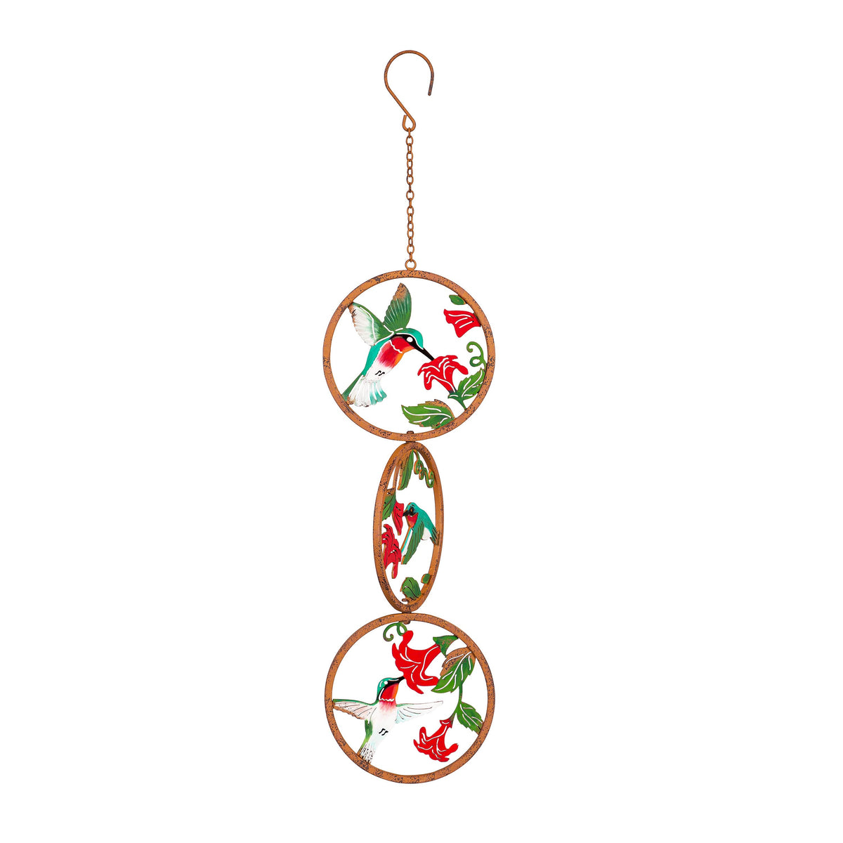 Pollinator Garden Décor, Rustic Friends Hand Painted Outdoor Hanging Decor