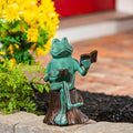 Reading Frog Statue