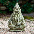 Made Handcrafted Stone Big Fred Gnome Garden Statue