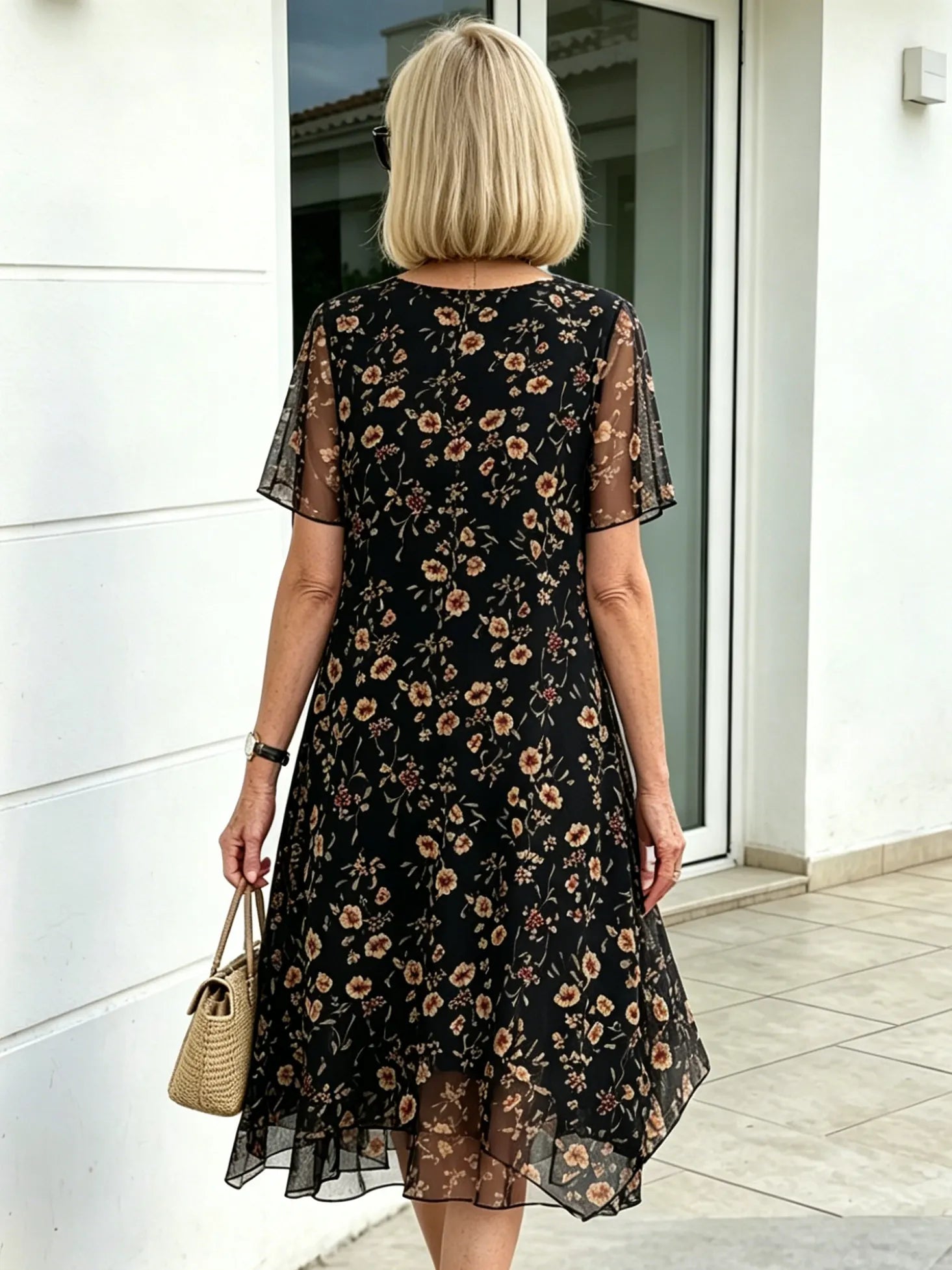 Double-layer Party Dress Cocktail Dress Wedding Guest Dress Dress