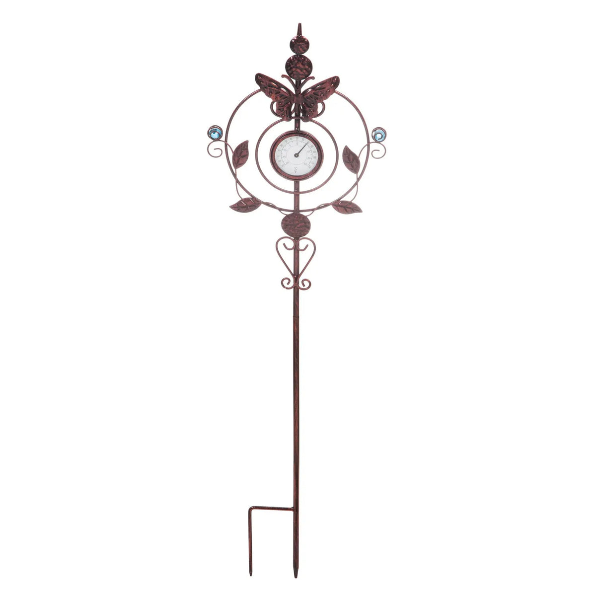 Thermometer Butterfly Garden Stake