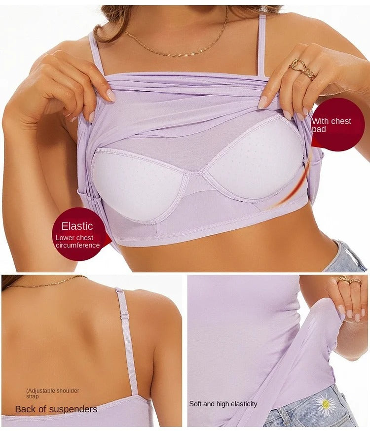 Underwired Padded Sling Bottoming Shirt