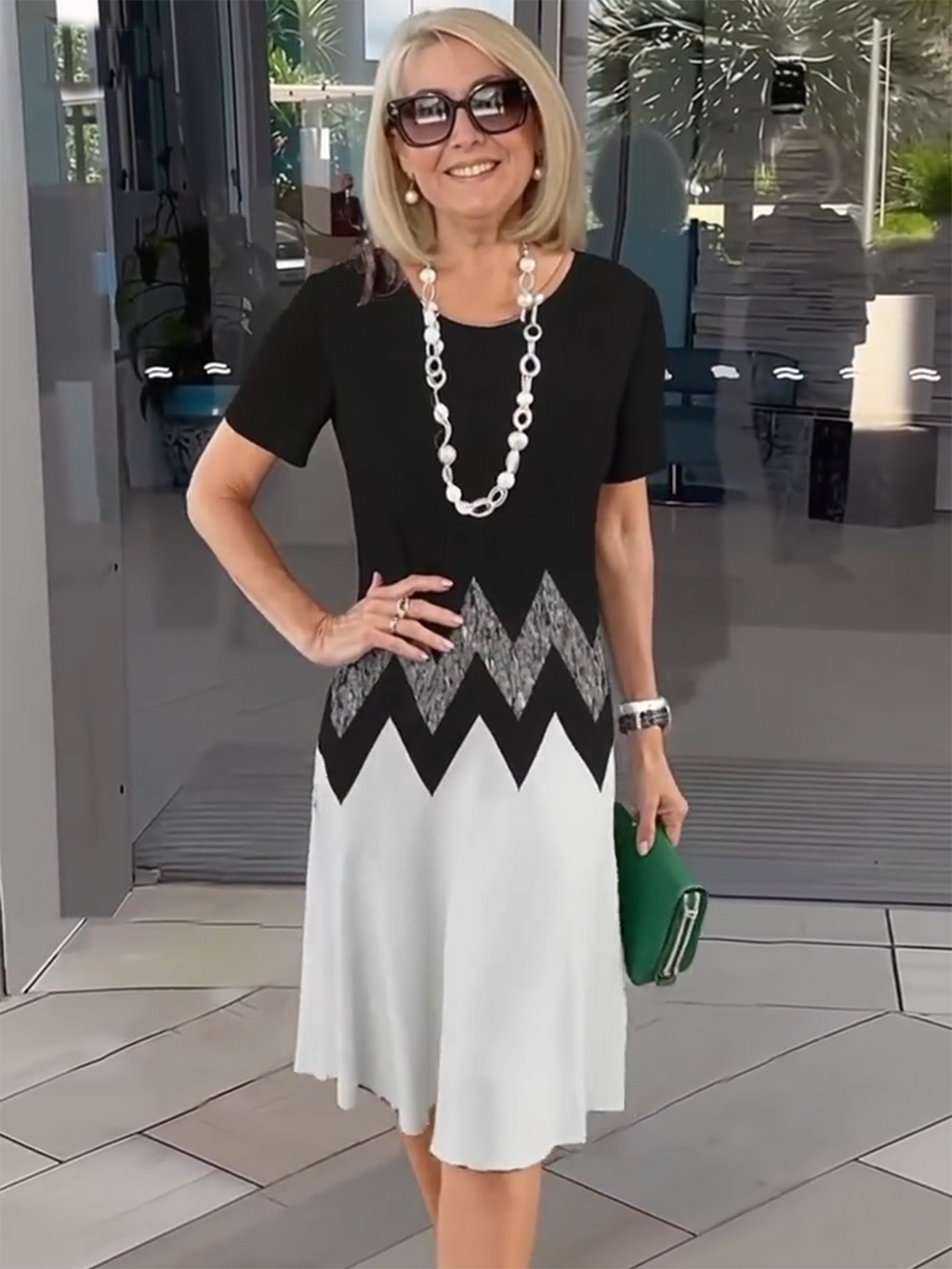 3D Printed Loose Medium Dress
