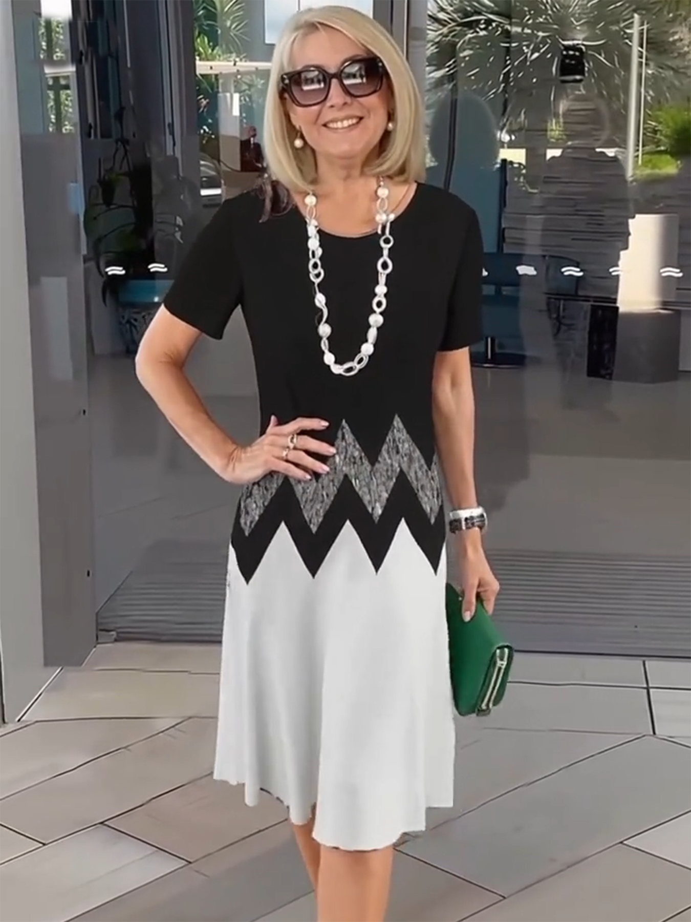 3D Printed Loose Medium Dress