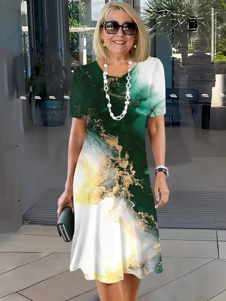 3D Printed Loose Medium Dress