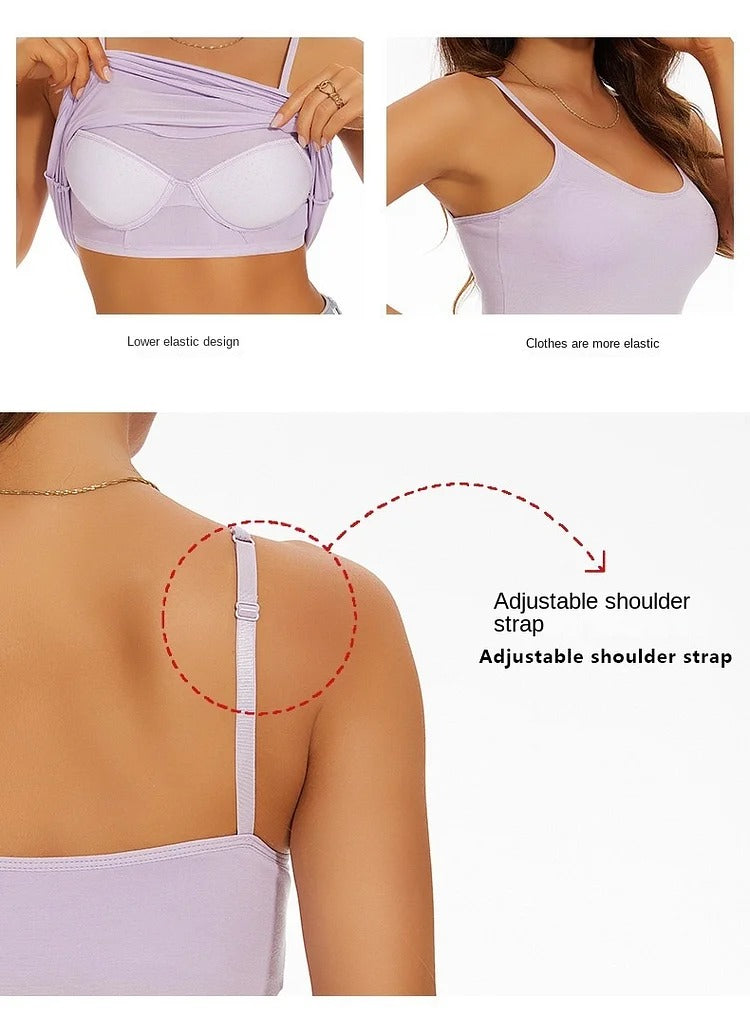 Underwired Padded Sling Bottoming Shirt