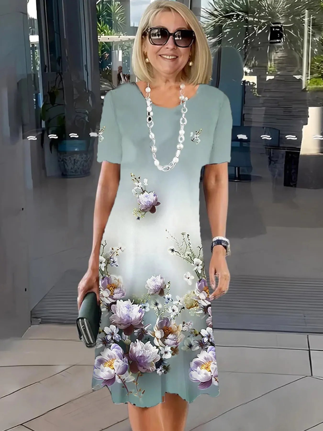 3D Printed Loose Medium Dress